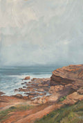 Terracotta Cliff Print