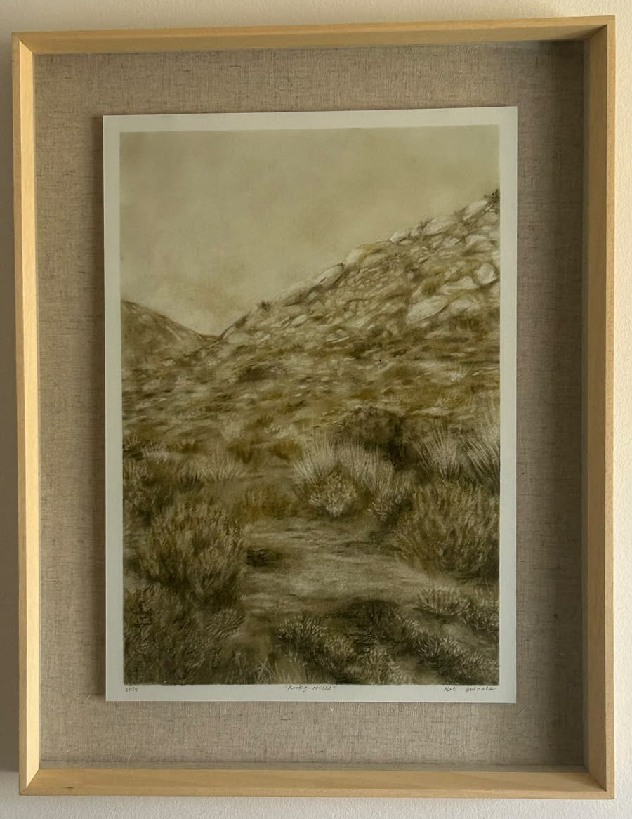 'Rocky Hills' - Framed Print
