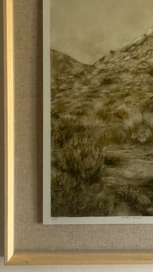 'Rocky Hills' - Framed Print
