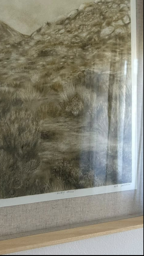 'Rocky Hills' - Framed Print